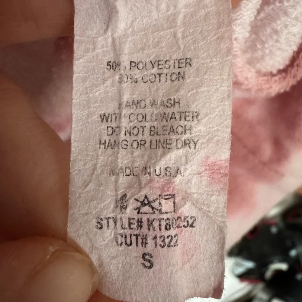 Women’s Small Pink TieDye Sweatshirt - Picture 4 of 4